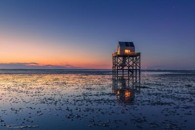 Een avond op de Engelsmanplaat in de Waddenzee