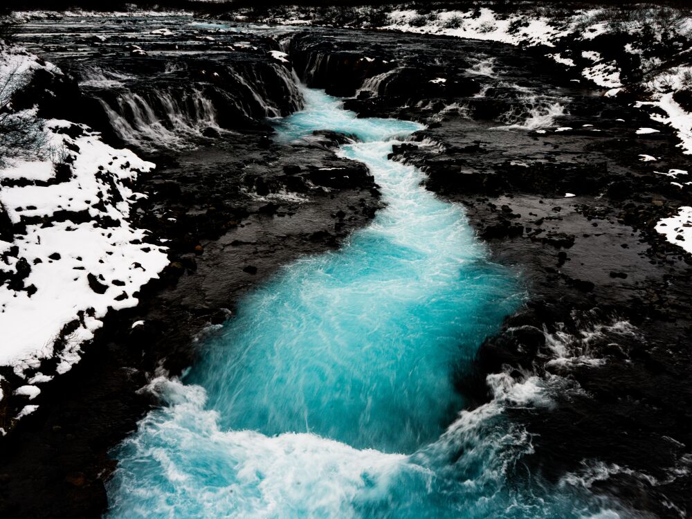 Magische Bruarfoss Ijsland