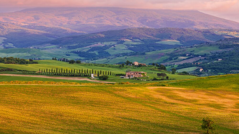 Toscane Val d'Orcia Italië