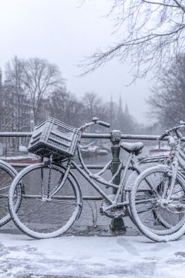 Snowy Amsterdam