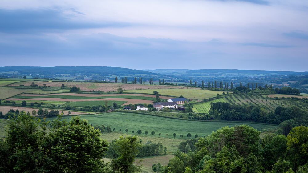 Rustgevend uitzicht Zuid-Limburg