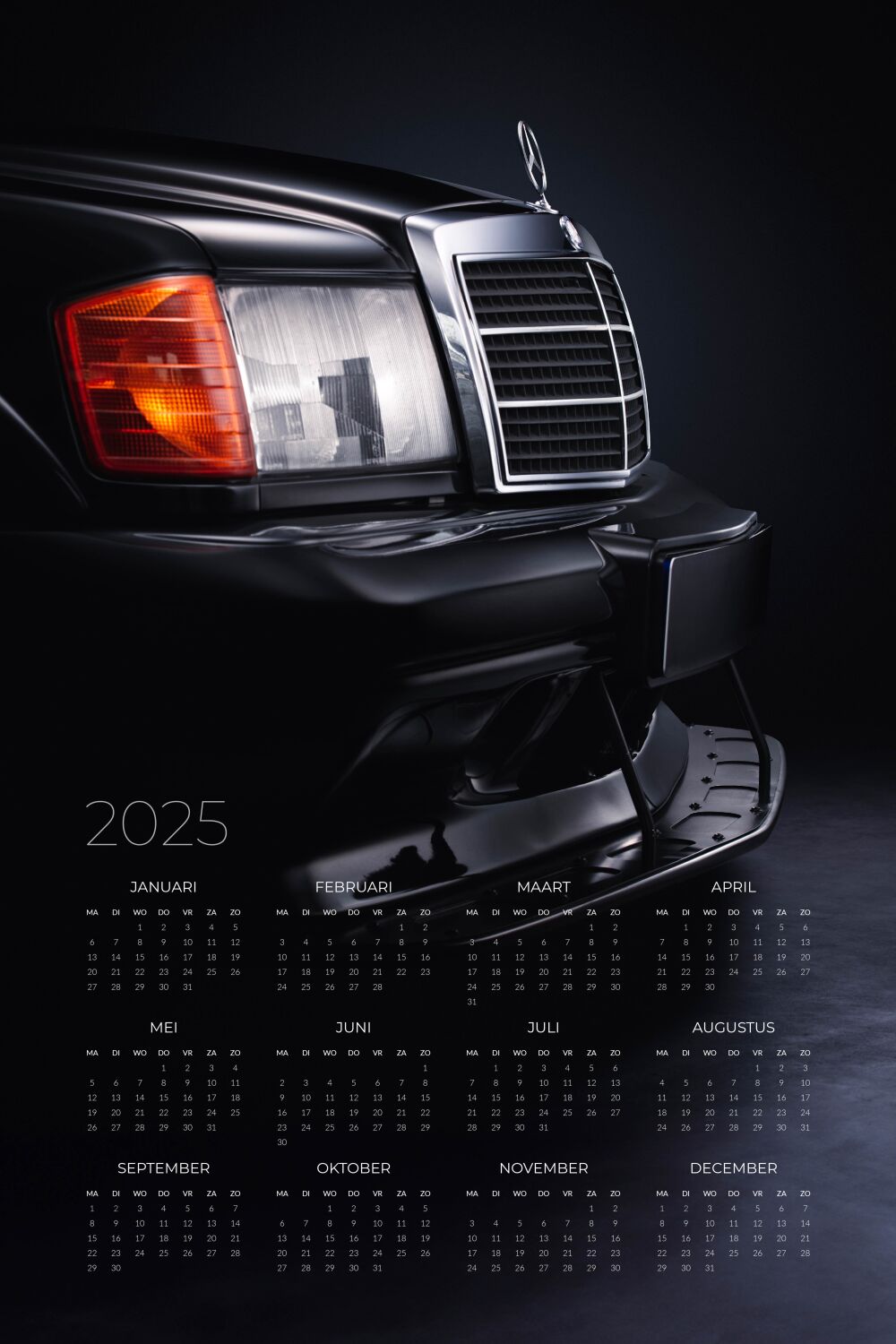 Kalender 2025 - Mercedes-Benz 190E EVO II