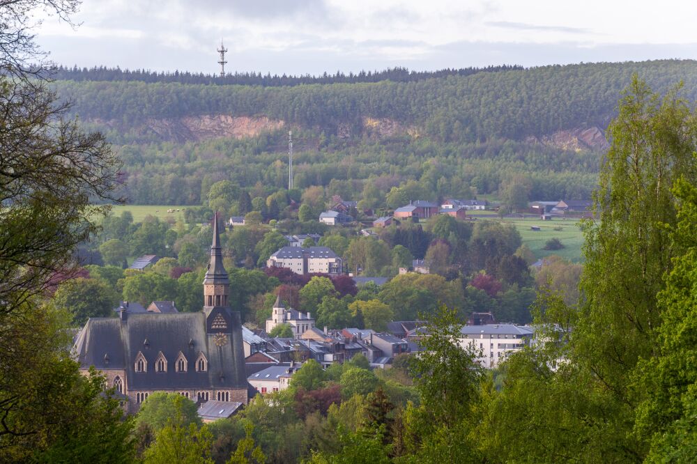 Vielsalm, dorp in de natuur