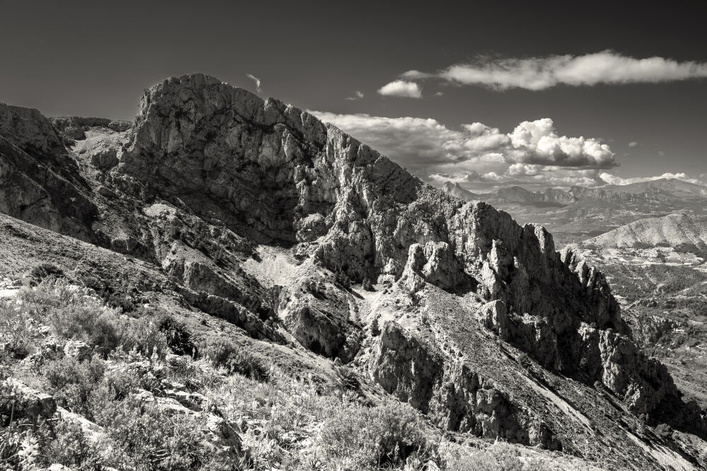 Mountain view, Alicante, Spain