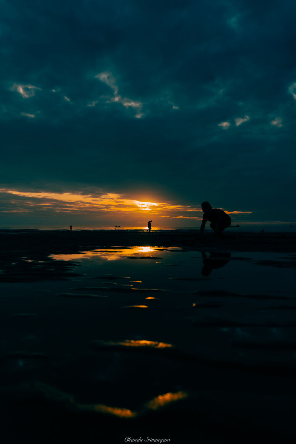 Sunset Stroll on the Beach