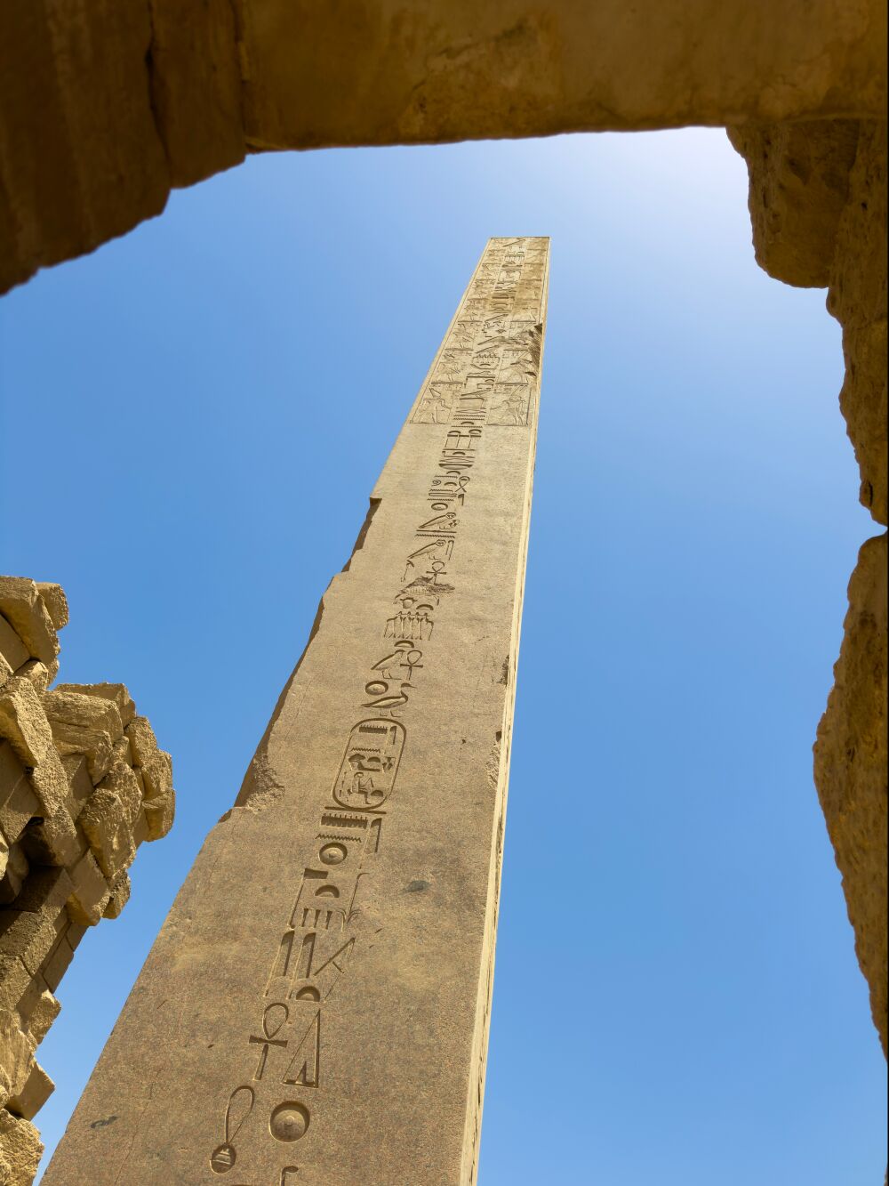 Obelisk in Al Karnak temple complex