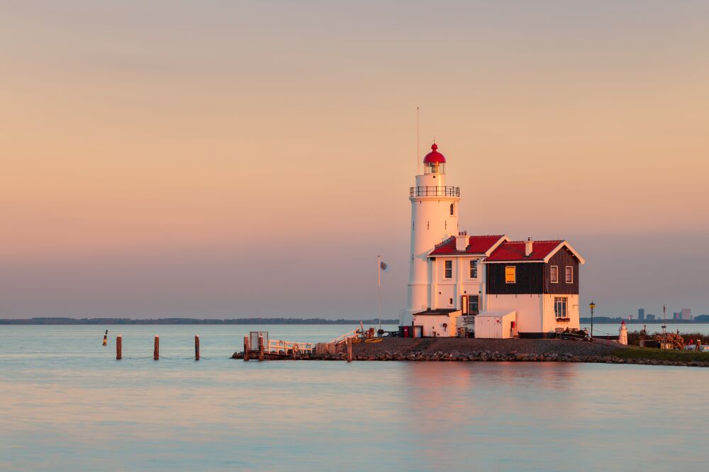 De vuurtoren van Marken