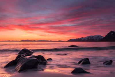 Zonsopgang op de Lofoten