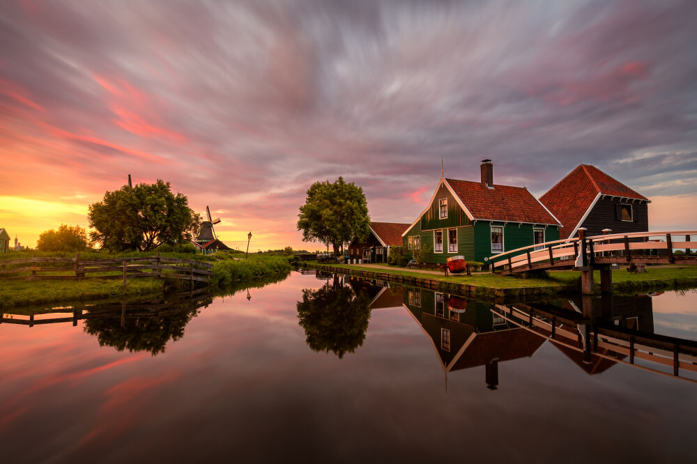 Summer evening in Zaanse Schans