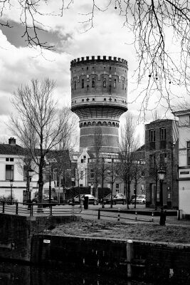 Architecture in Utrecht: The Water Tower at the Lauwerhof in Utrecht