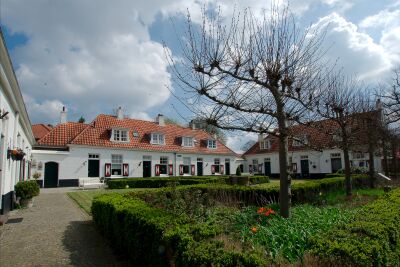 Het hofje aan de Lansinkweg in Tuindorp, Hengelo