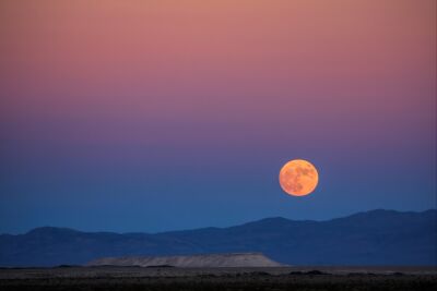 Moon over Nevada