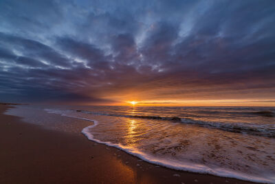 Zonsondergang Noordwijk