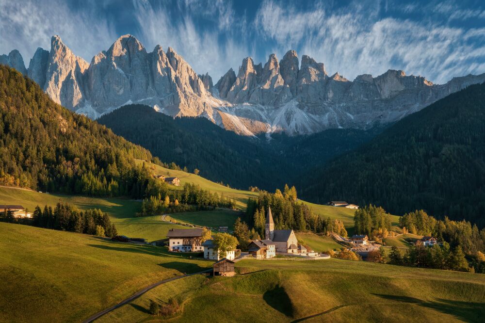 Dolomieten - Santa Maddalena gouden uurtje