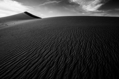 Sand dune in the Sahara desert III