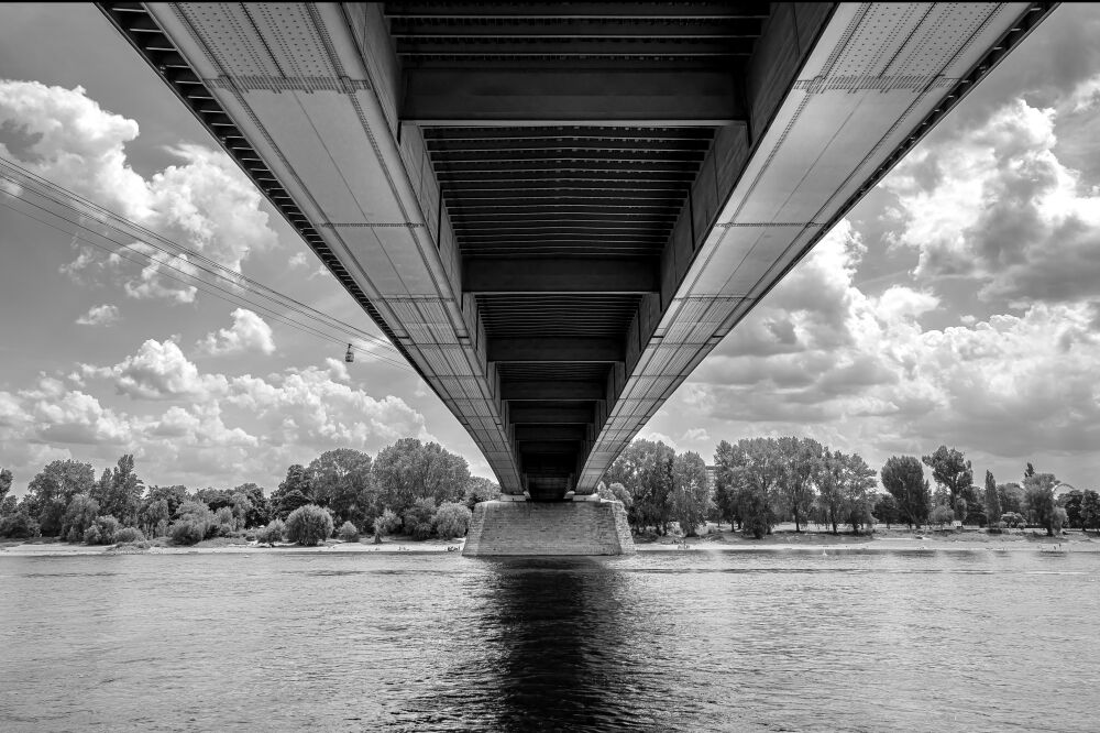 Monochrome Cologne Bridge