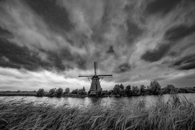 Molen bij Kinderdijk