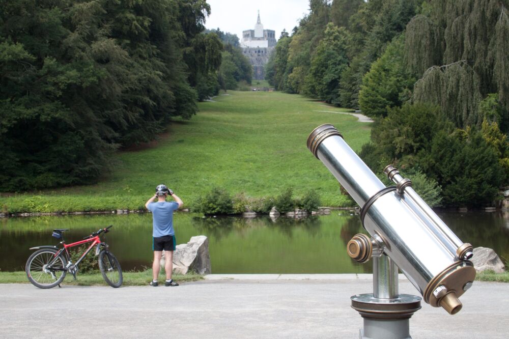 Kasteel aan de horizon in Wenen