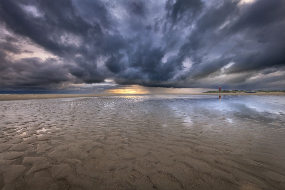 De Weidsheid op het strand