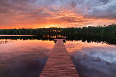 Finland, zonsopkomst