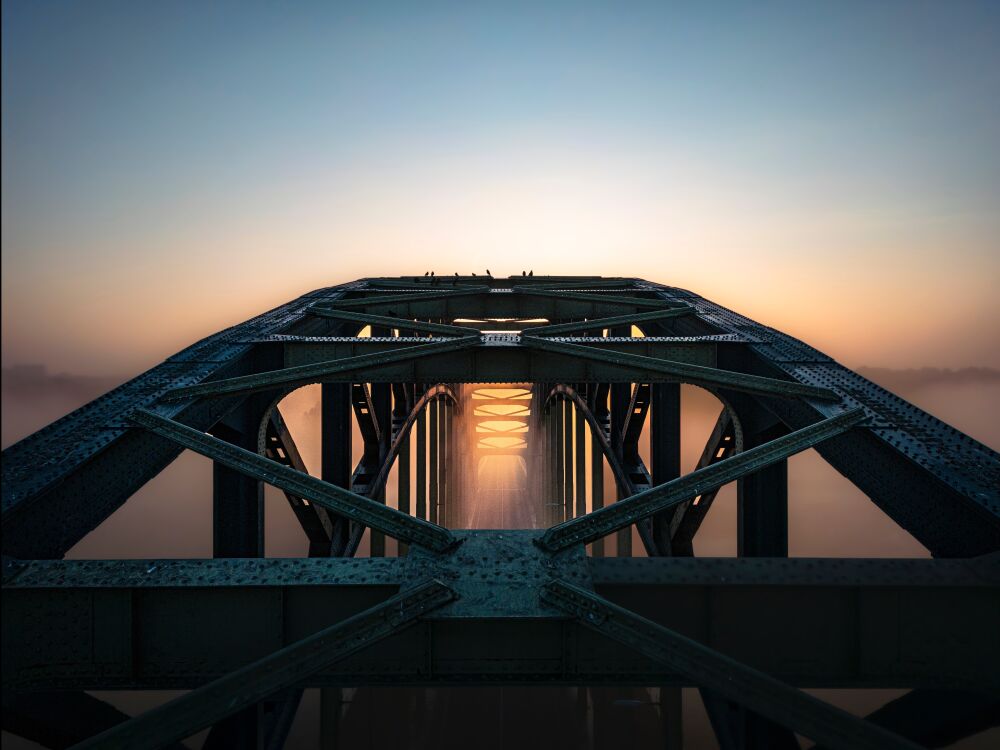 Oude IJsselbrug tussen Zwolle en Hattemerbroek