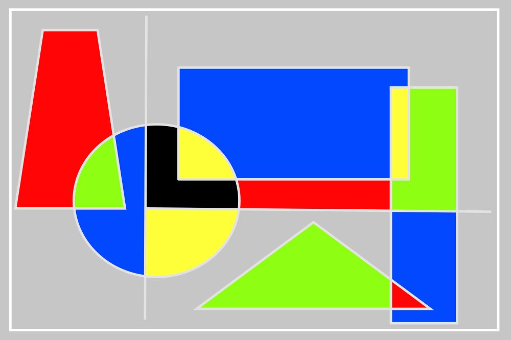 MV 111 - Mondriaan variatie (XI)