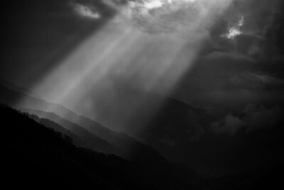 Sunbeams on the Alps (II)