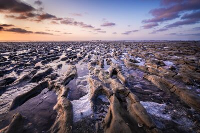 Sunset At The Mud Beach