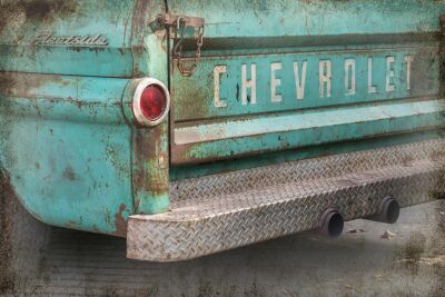 Old greasy Chevy!
