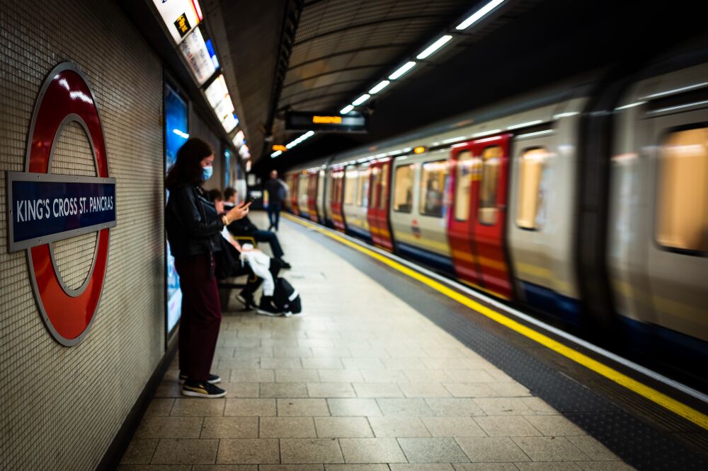 London, Subway, King's Cross, cityscape