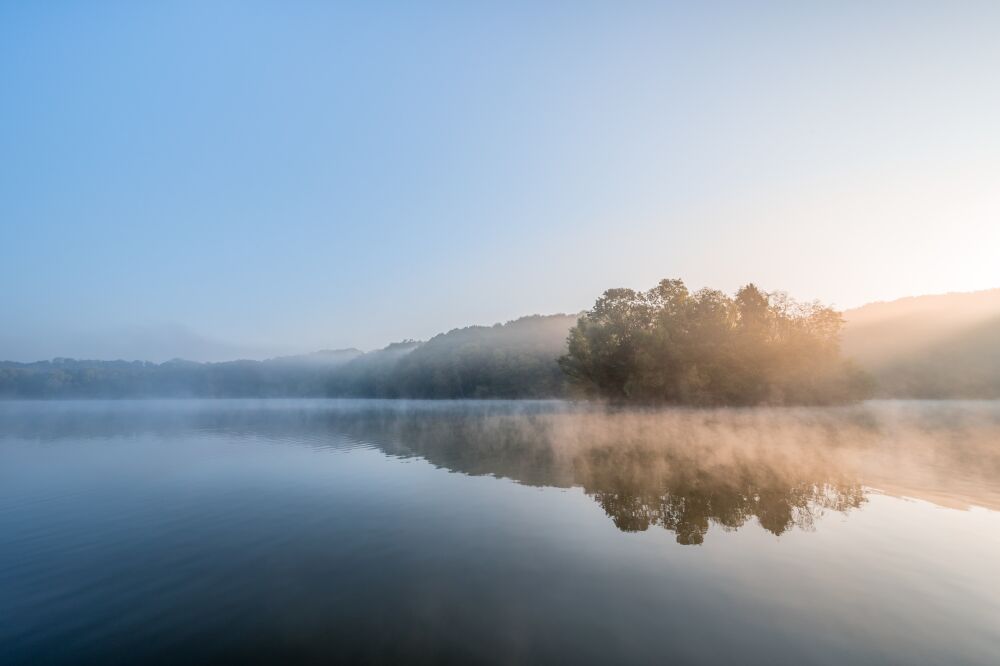 Fine Art landscape of the sunrise at a lake