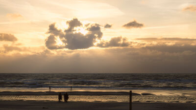 Zonsondergang in De Koog