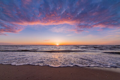 Zonsondergang Noordwijk