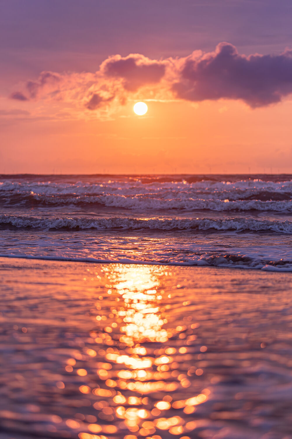 Zonsondergang Noordwijk