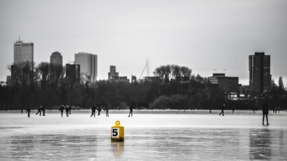 Boei 5 in de Kralingseplas