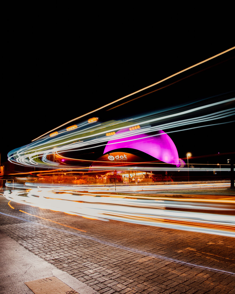 City lighttrails