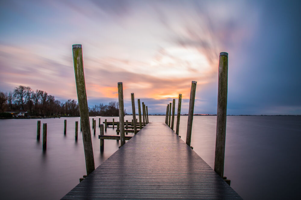 Aalsmeer: Zonsondergang