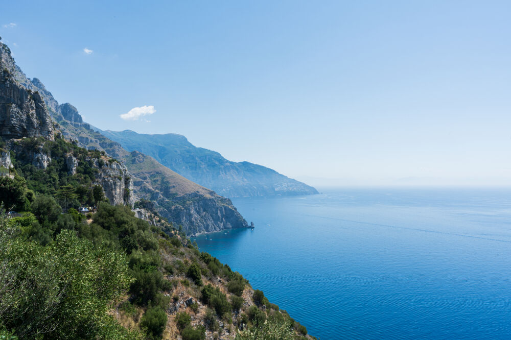 The Amalfi Coast in summer