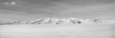 Silver Silence Over Snowy Mountains