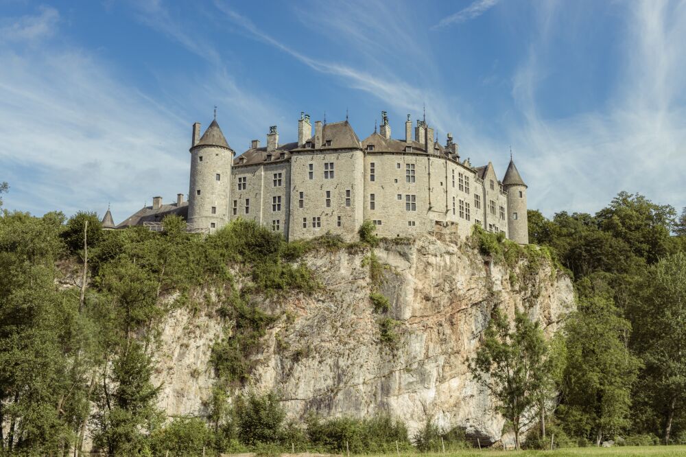 Castle of Walzin landscape