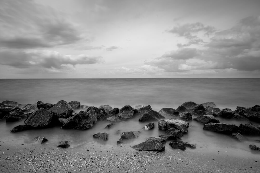 Blik op het IJsselmeer