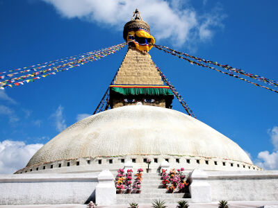 Bodnath stupa Kathmandu Nepal 1