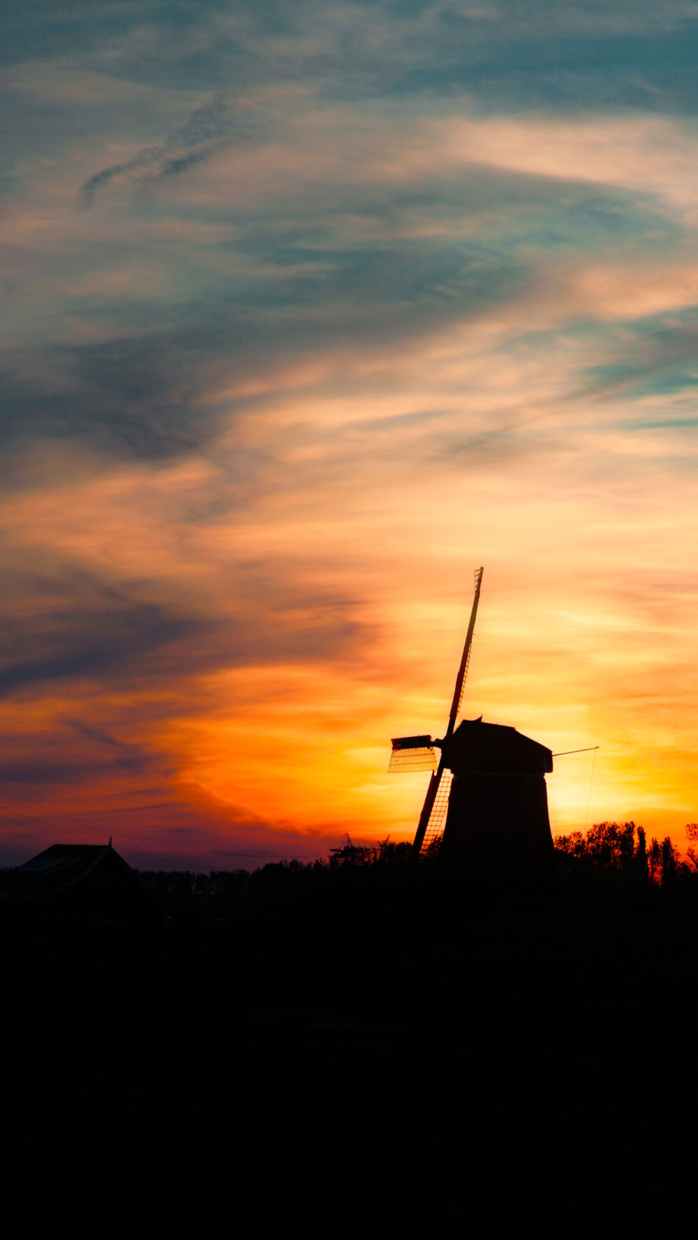 Zonsondergang in de Beemster