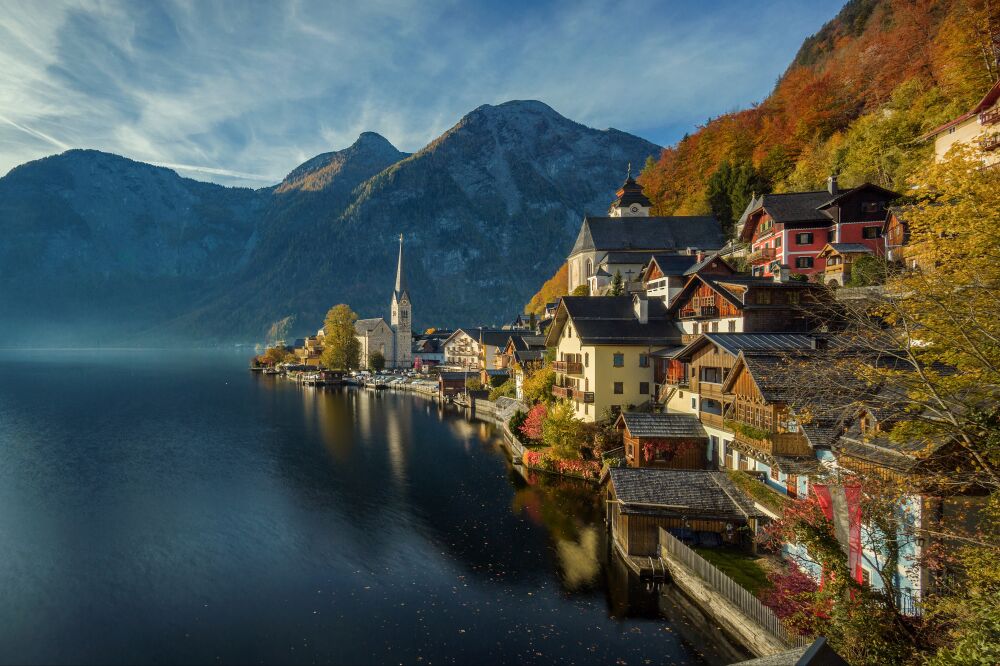 Oostenrijk - Hallstatt in de herfst