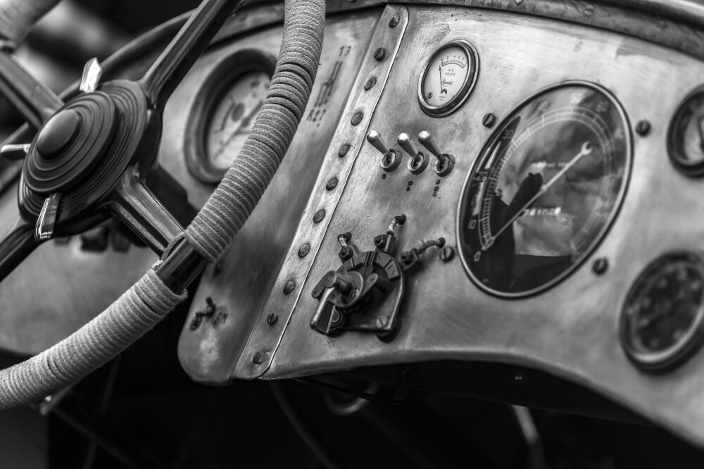 Race car cockpit 