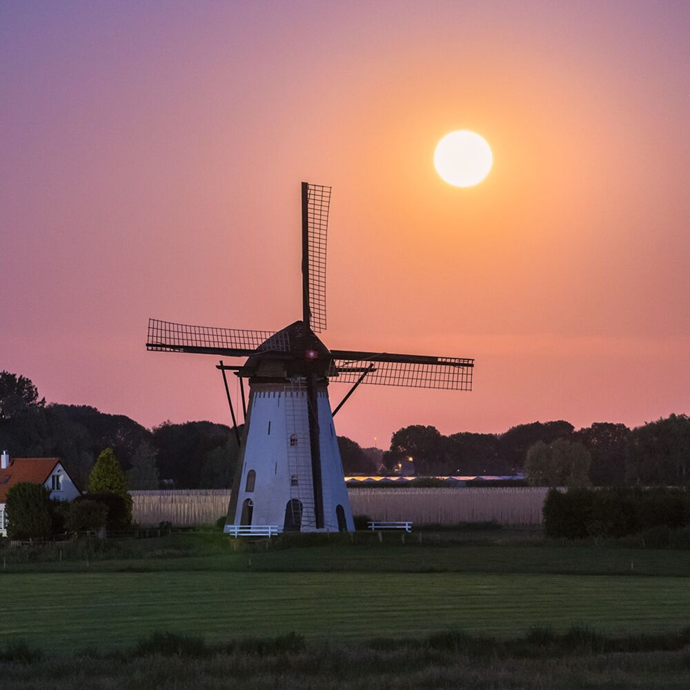 Molen onder de maan