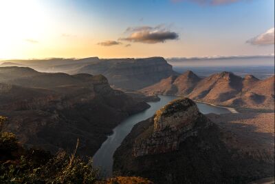 Blyde River Canyon - Ein atemberaubender Blick bei Sonnenuntergang