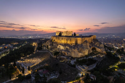 De Acropolis in Athene