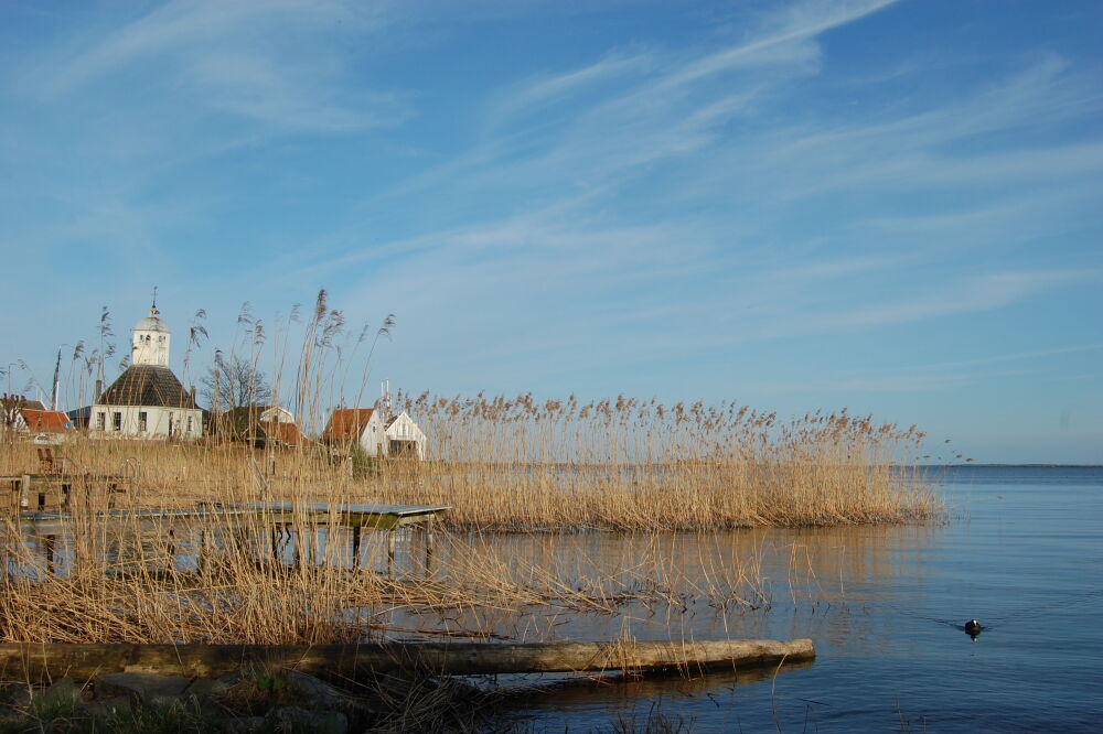 Zicht op Durgerdam , een dorpje behorend bij Amsterdam Noord