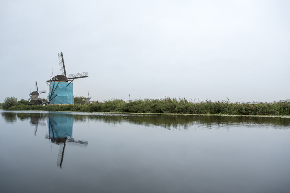 Kinderdijk onder contructie